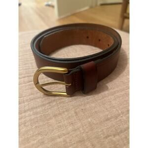 Women's Brown Leather Belt